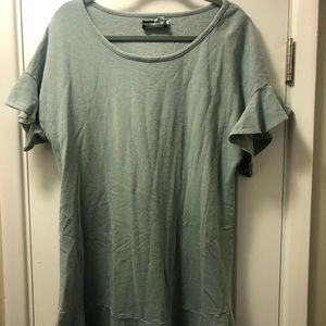 Saturday Sunday Cotton Flounce Sleeve Dress